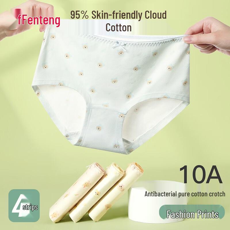 

Fenteng Women s Antibacterial Soft Briefs (4-Pack) XXL