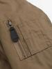 US Army Flight Jacket B15 Military Jacket Outerwear Military Cold Protection [NNNORMEN] B-15 Men's Khaki,XL