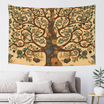 Tree of Life Tapestry Wall Hanging Aesthetic Wall Art for Living Room Dorm Poster Indoor Outdoor Banner Wall Tapestries Funny
