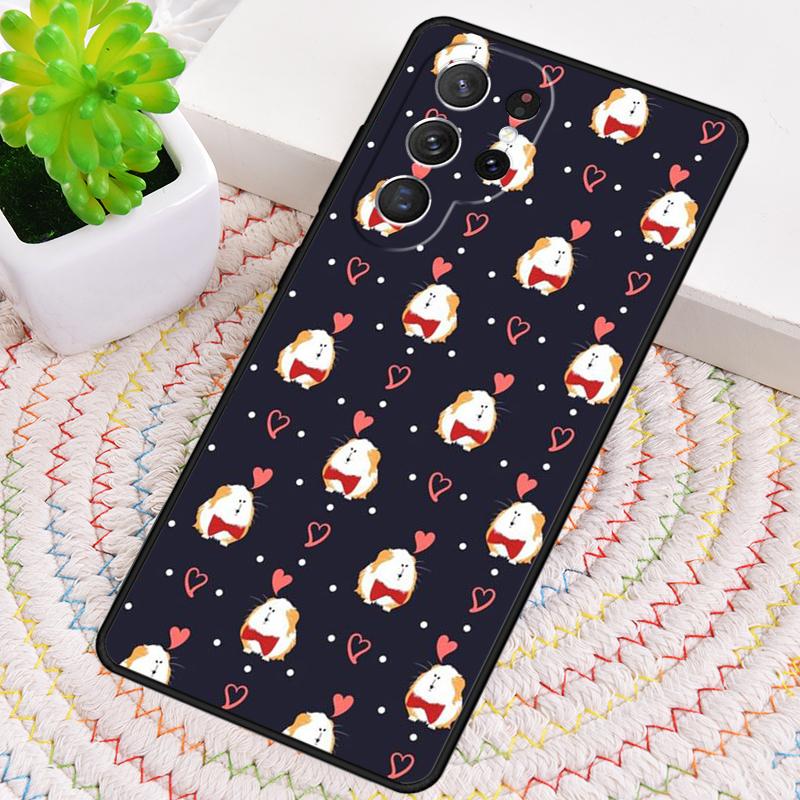 

Guinea pig Funny Cartoon Silicone Phone Case For Samsung Galaxy note 10 pro S26 S25 S24 S23 S22 S21 Plus S25Ultra Capa Cover Galaxy S20 5G