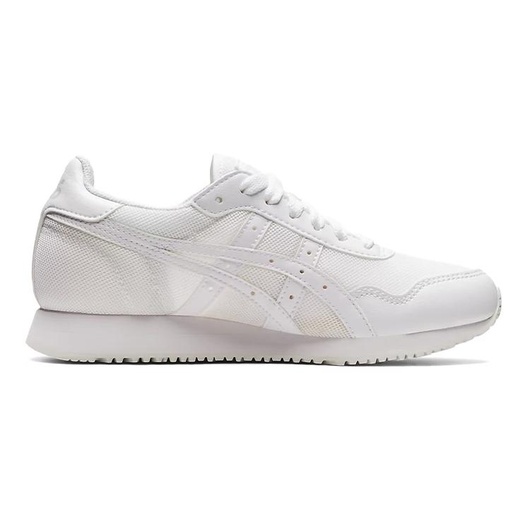 ASICS Tiger Runner Physical Fitness Test & Exam Cushioning, Wear Resistant Low top Running Shoes White Teenagers 1204A015-103