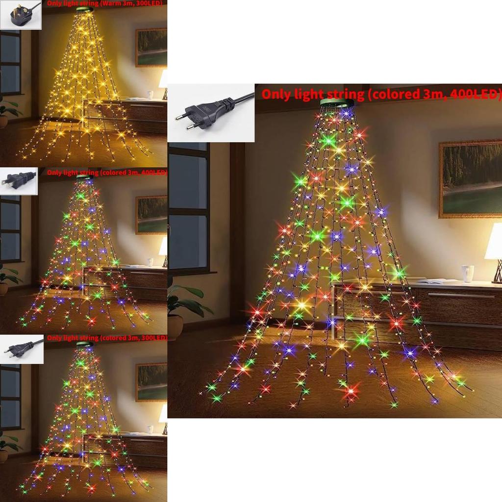 Christmas Tree Led Lights With Low Voltage Power For Festive Home Decor