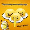 Student Stress Toy Relief Vomiting Yolk Toy, Cartoon Egg Squeeze Relaxation Desk Sensory Hand Exercise Ball Fidget