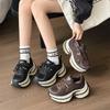 2025 autumn and winter new thick-soled heightening women's versatile casual shoes fashion sports single shoes trendy shoes comfortable dad shoes