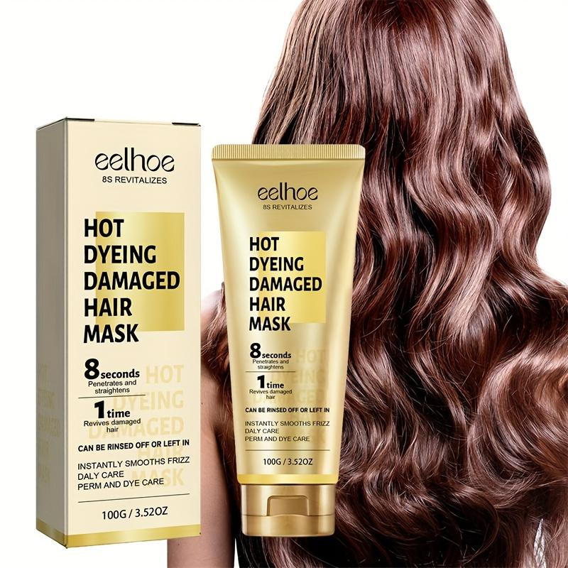 Keratin Intensive Feuchtigkeitsspendende Haarmaske – Macht das Haar weich und geschmeidig, Dauerwellen und Färben von geschädigtem, trockenem und krausem Haar – Professionelle Haarpflegecreme