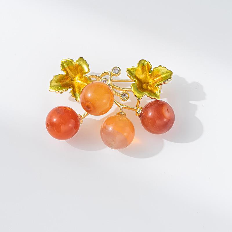 Senior Brooches Flower Leaf Brooch Pins for Women Suit Pendant  Fashion Brooches Jewelry