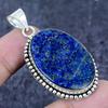 Lapis Lazuli Gemstone 925 Sterling Silver Jewelry Pendant 2.17"