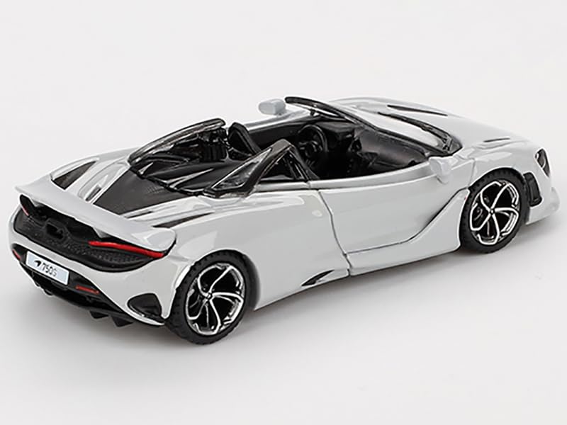 MINI GT Scale McLaren 750S Spider Cirrus Grey Finished Model 1/64 (Left-Hand Drive) MGT00973-BL