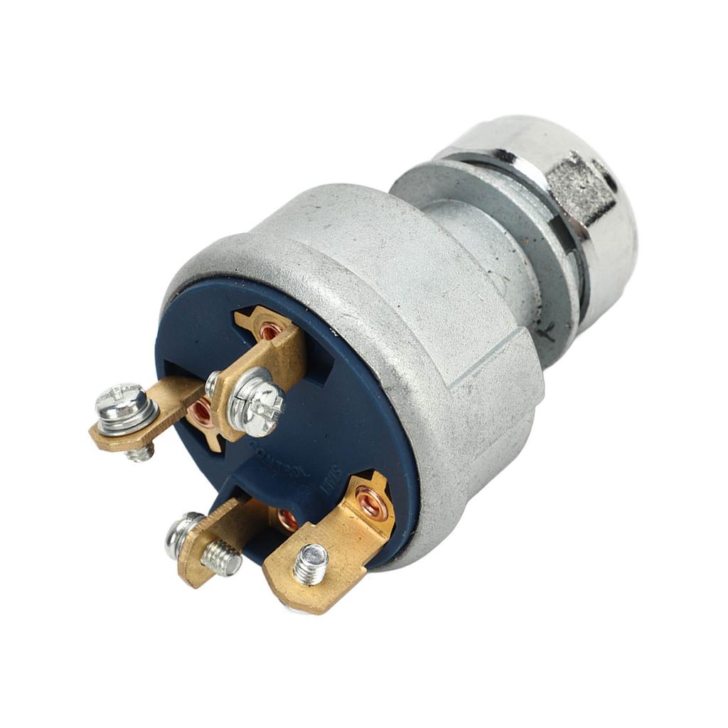 Ignition Starter Switch 9G7641 4 Wire Ignition Key Start Switch with 2 Keys Replacement for Caterpillar CAT Excavator