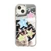Handyhüllen für iPhone 11 13 XR 15 Pro Max 12 14 Pro Max Hülle iPhone 16 XS Max Spiegel Schutzhülle Mirror Exquisite Cartoon Wasserdicht