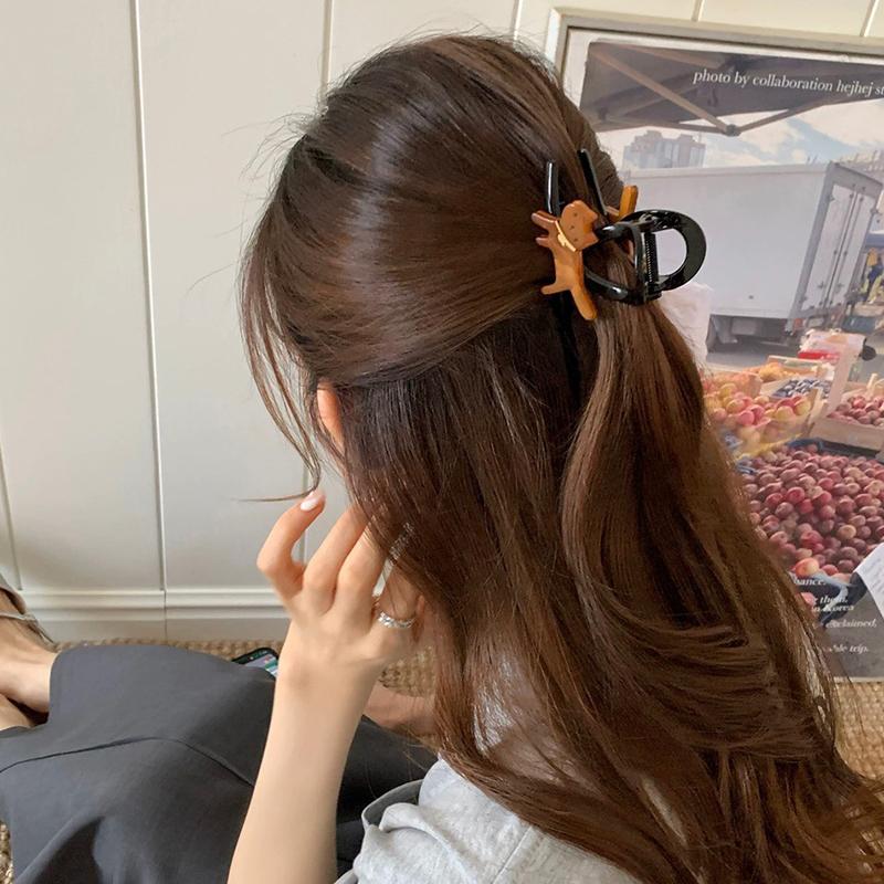 Hollow Hair Claws Girl Ponytail Holder Hairpins Hair Clip Shark Clip Elegant Casual Hair Accessories Headwear