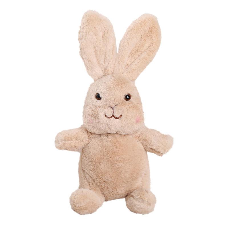 Cute Little Rabbit Plush Toy with Twistable Head Polyester 31cm-50cm Perfect for Claw Machine or Birthday Gift for Unisex