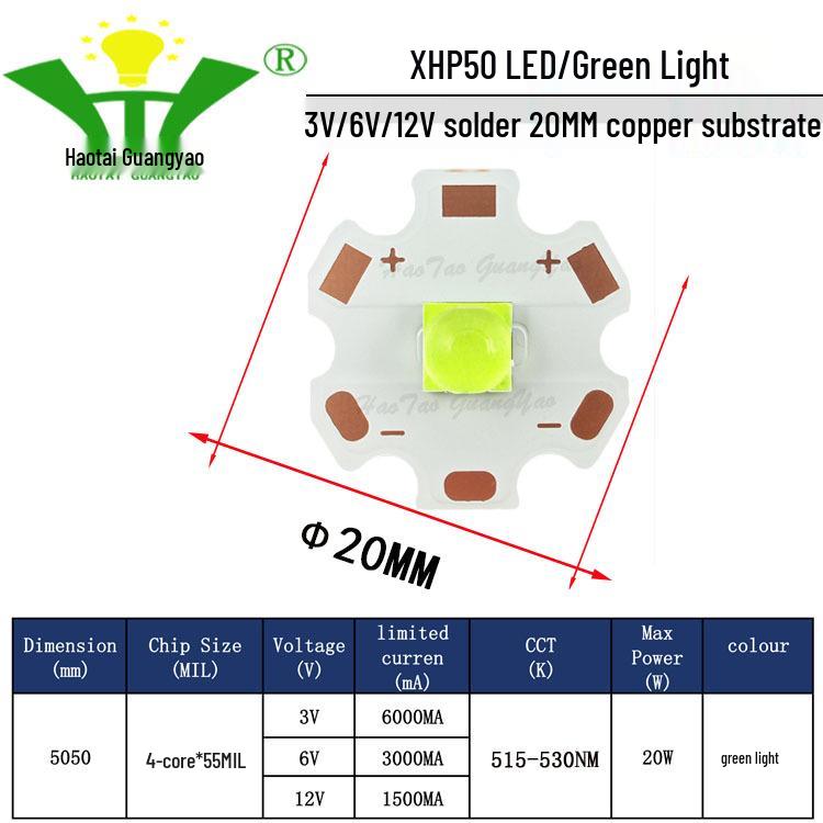 Imitation CREE XHP50 2nd Gen 5050 LED Chip 20W High Power LED Surface Mount Light Source