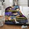 Cartoon Cartoon Detective Conan Printed Blanket, Fashionable Soft Warm Flannel Blanket, Bed Sofa Outdoor Travel Picnic Blanket