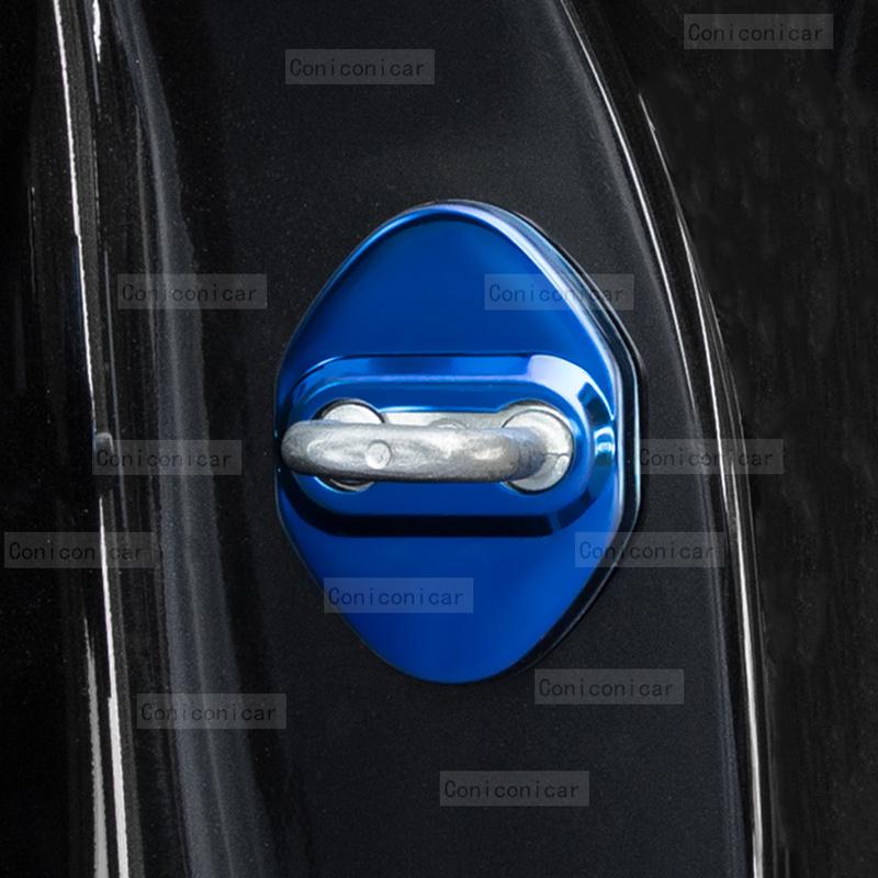 Auto Car Door Lock Protect Cover Emblems Case Stainless Steel Decoration For ZEEKR 7X EV 2025 2026 Protection Accessories