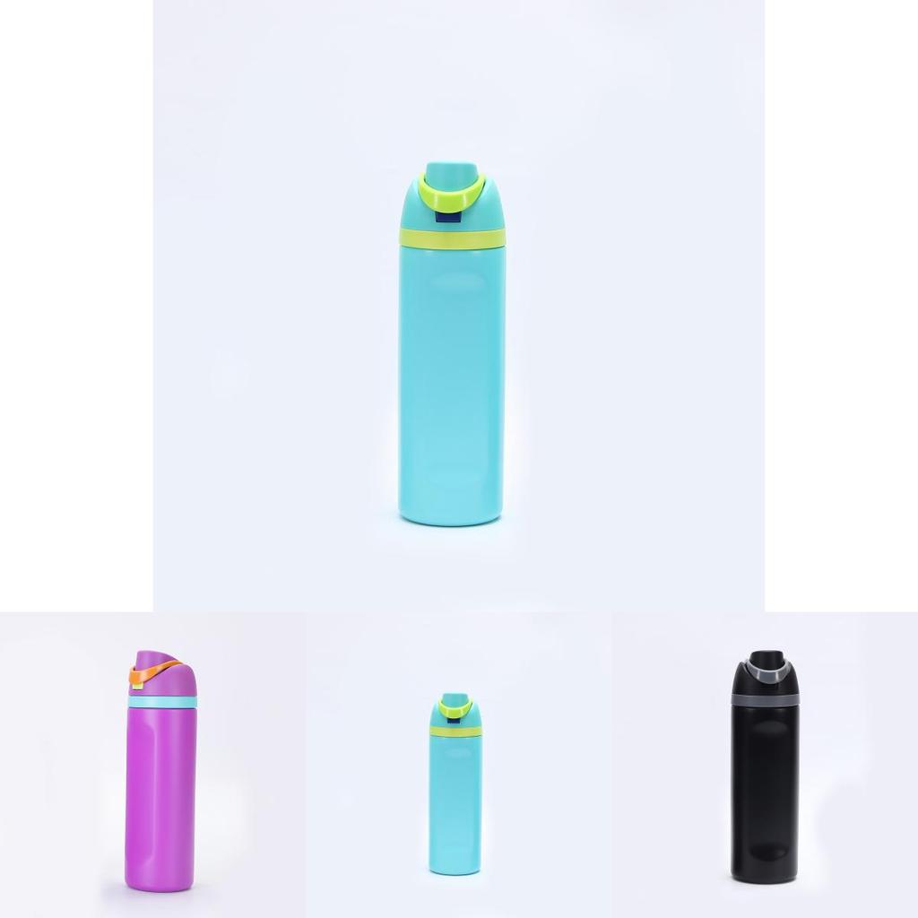 Termo de Viaje Owala para Niños con Pajita 24oz Acero Inoxidable Portátil para la Hidratación Infantil