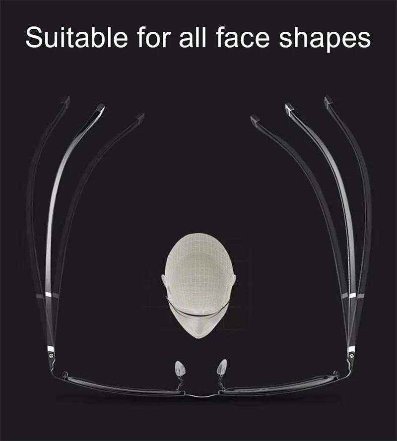 Business Pochromic Multifocal Presbyopia Glasses Men's Luxury Brand Far and Near Dual-use Anti Blue Light Reading Eyeglasses