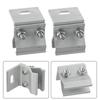 Mounting Bracket Solar Panel Stainless Steel Anodizing Fixing Clamp Mounting Bracket Sliver And Boat For Roof Clear Mill Finish