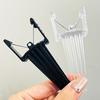 2Pcs Girl Hairpins, Crack-resistant Hair Organizer Clip, Decorative Broken Hair Fixer, Hair Accessory for Travel Shower Kitchen