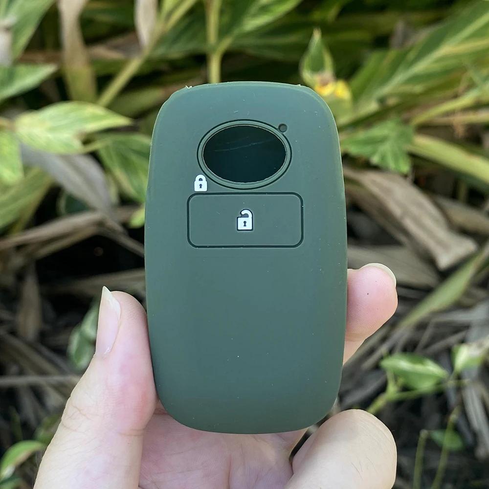 Silicone Car Key Cover Case Shell for Toyota RAIZE for Daihatsu Rocky 2 Buttons Key Cover Case Car Accessories