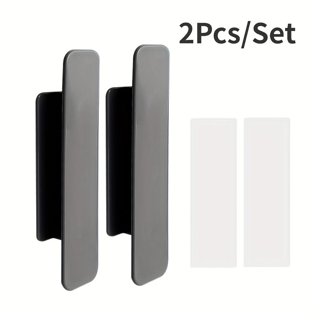 Classic Style Plastic Self-Adhesive Handles for Windows and Cabinets - Easy Installation, No Glue Required, Suitable for Glass, Tile