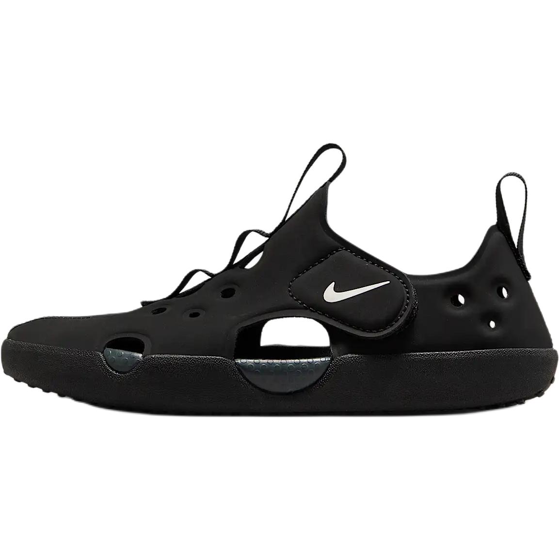 

New Nike Slip Resistant Rebound Low Top Children s Sandals Black Children Aged 3 7 Years Old HF6277-001 35