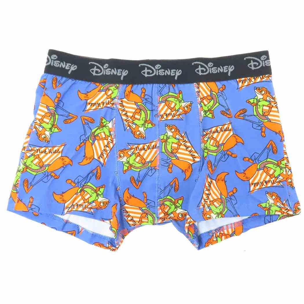 

Small Planet Zootopia Men s Boxer Briefs, Nick and Ran Disney, Size Medium