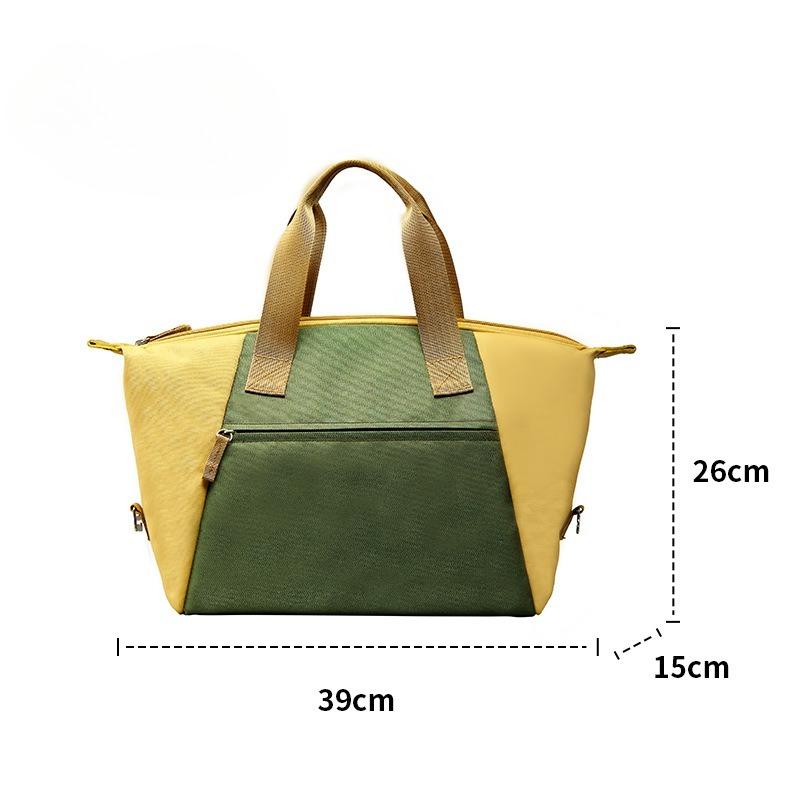 

Contrast color insulated lunch box bag Cooler Pouch office worker Lunch Bag Thermal Insulation Bento meal bag outdoor Cooler box