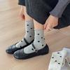 Female Autumn New Sweet Love Lace Boneless In The Tube Pile Socks