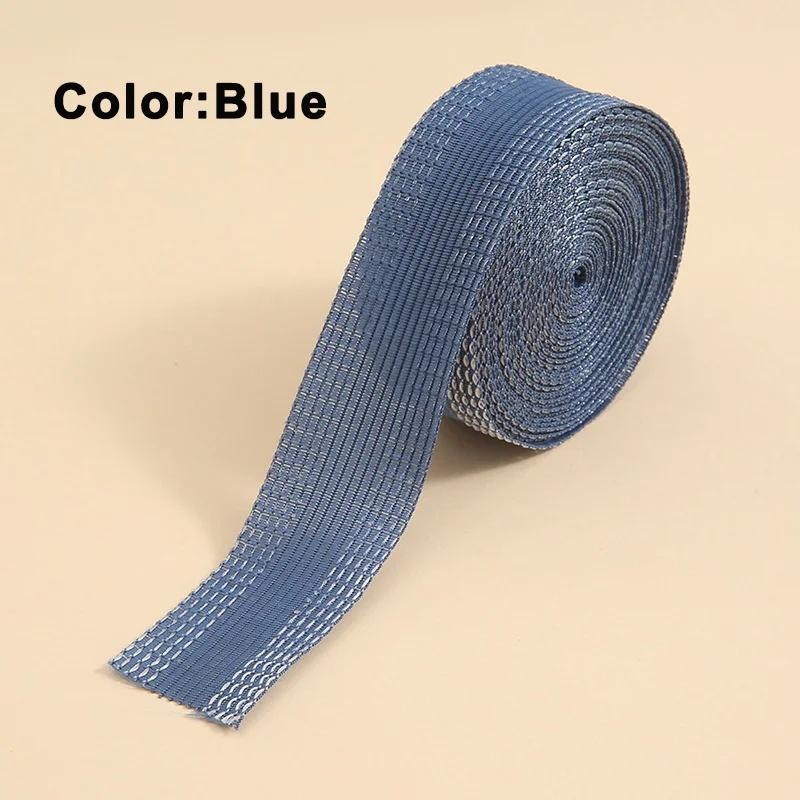 

2-5M Self-Adhesive Pants Hem Paste Tape Trouser Edge Paste Iron-on Pant Shorten Repair Jean Hemming Tape For DIY Sewing Fabric 2Meter синий