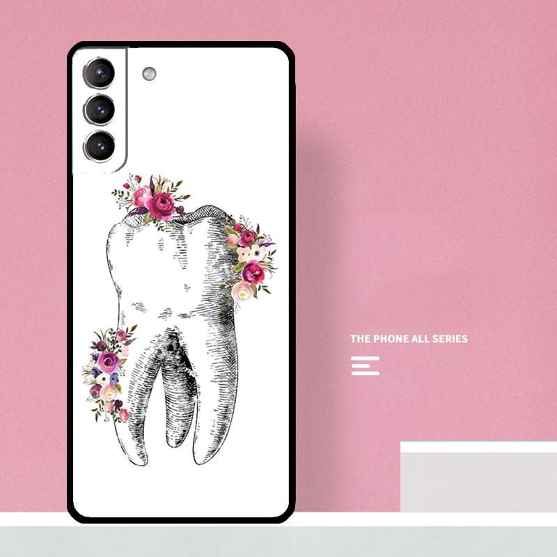 Dentist Dental Teeth Tooth Doctor Phone Case For Samsung Galaxy S26 S25 S24 S20 S21 S22 S23 Ultra S10 Plus S25 FE Cover Coque