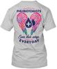 Proud Phlebotomist Tee T Shirt Made In the USA Size S To 5XL