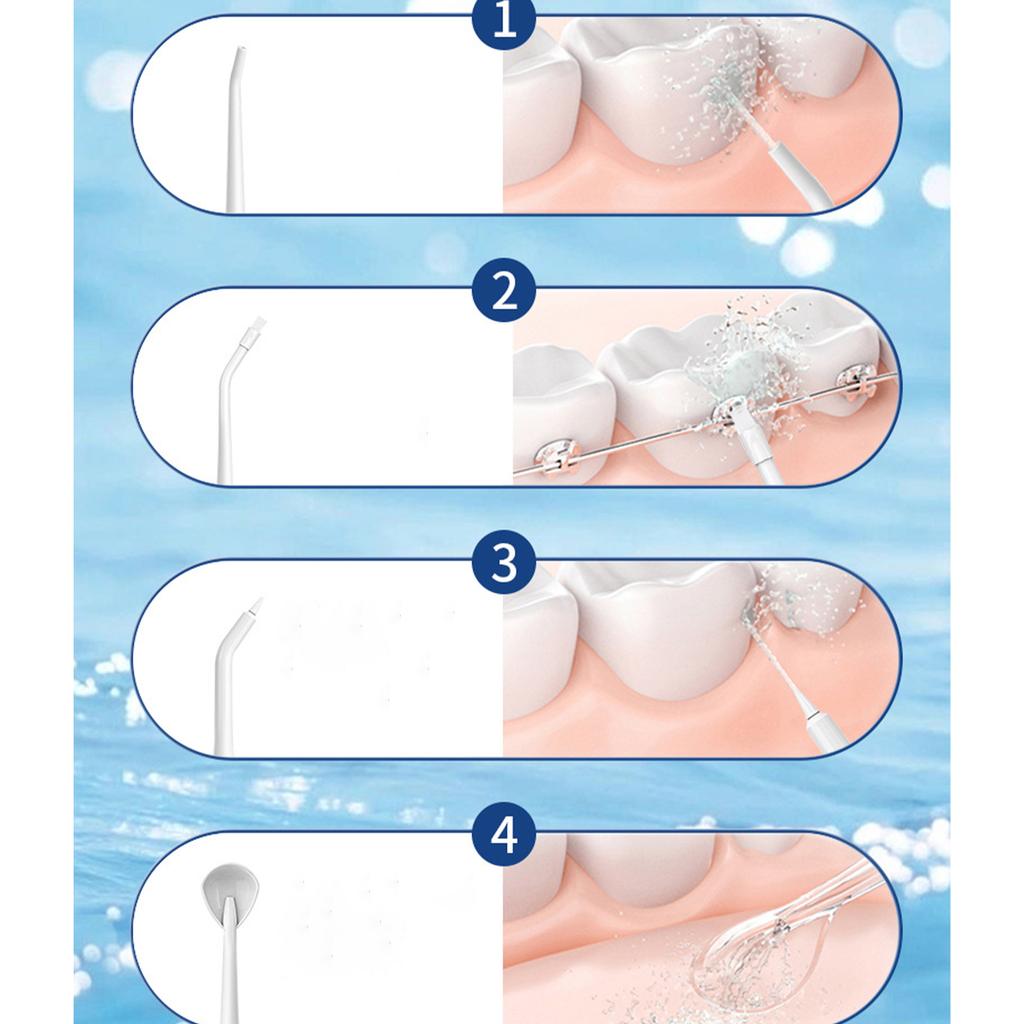 Home electric dental flosser portable teeth cleaning water flossing home dental scaler