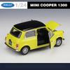 WELLY 1/24 MINI COOPER 1300 Alloy Mini Car Model Diecasts Metal Classic Car Vehicles Model High Simulation Collection Kids Gifts