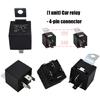 Universal 12V/24V Automotive Relays 5 Pin 40A Design Improved Durability Efficient Power Regulation for Car