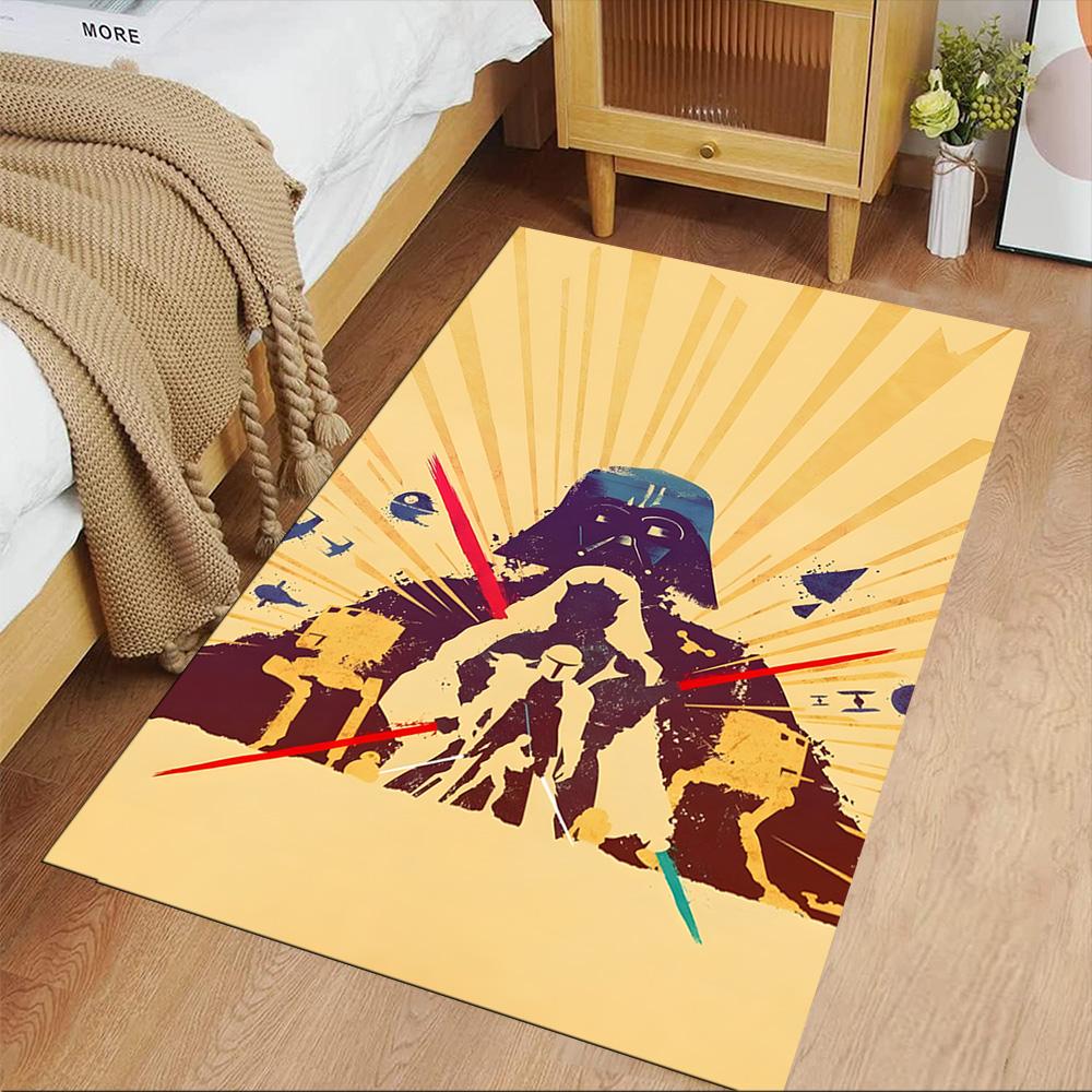 Star Wars Carpet Suitable for Foyer Playrooms Decorate Room Study Room Anti-slip Rug Anime Office Decor Perfect Gift for Women Men