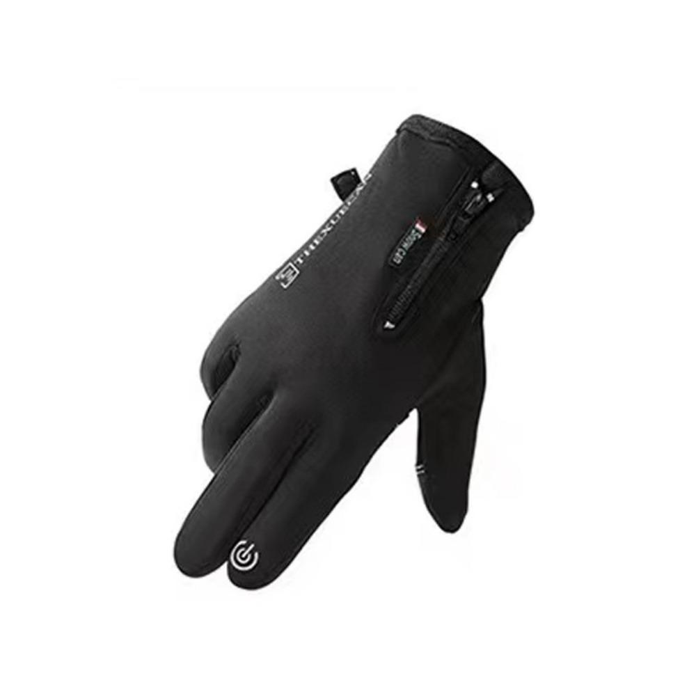 Venkovní teplé voděodolné rukavice zimní s odhalenými prsty