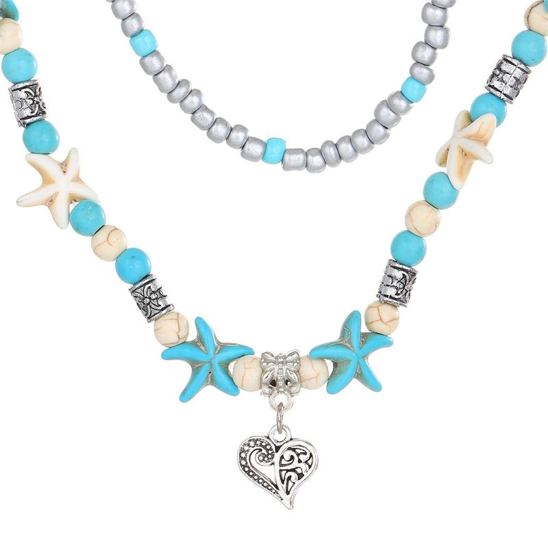Three Layer Beach Seashell Choker Necklaces Bohemian Natural Shell Necklace Short Collar For Women Rope Chain Choker Accessories
