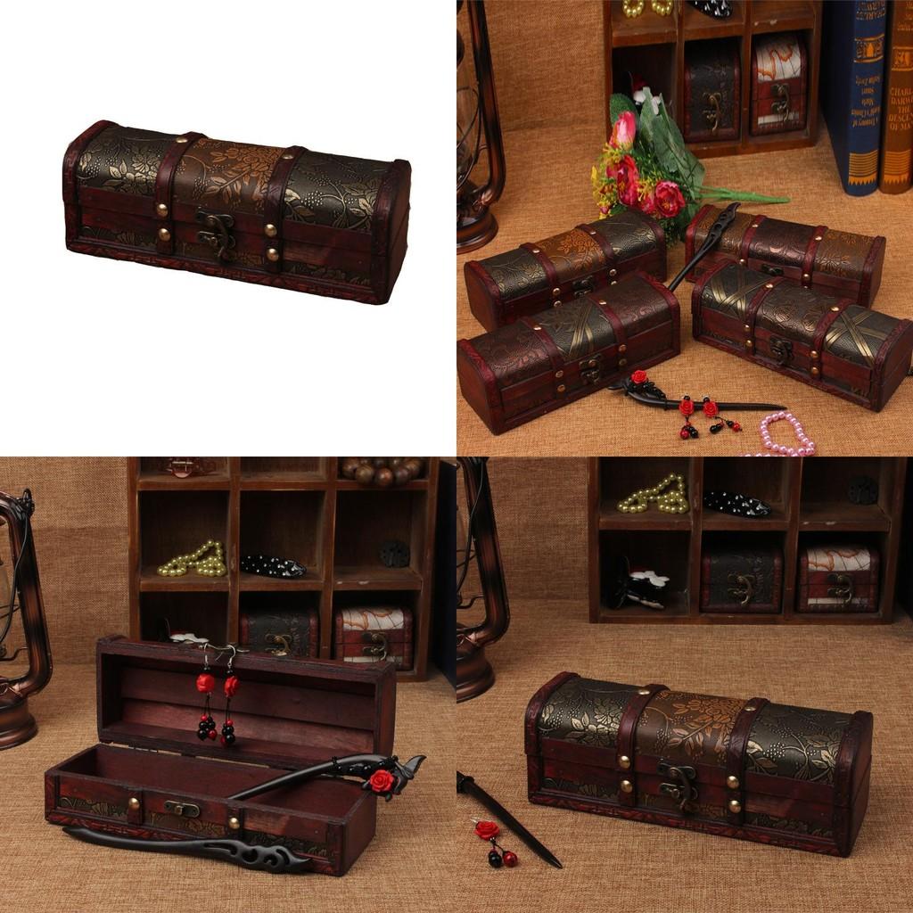 Hairpin Retro Style Storage Box With Artistic Pattern For Home And Decor Office