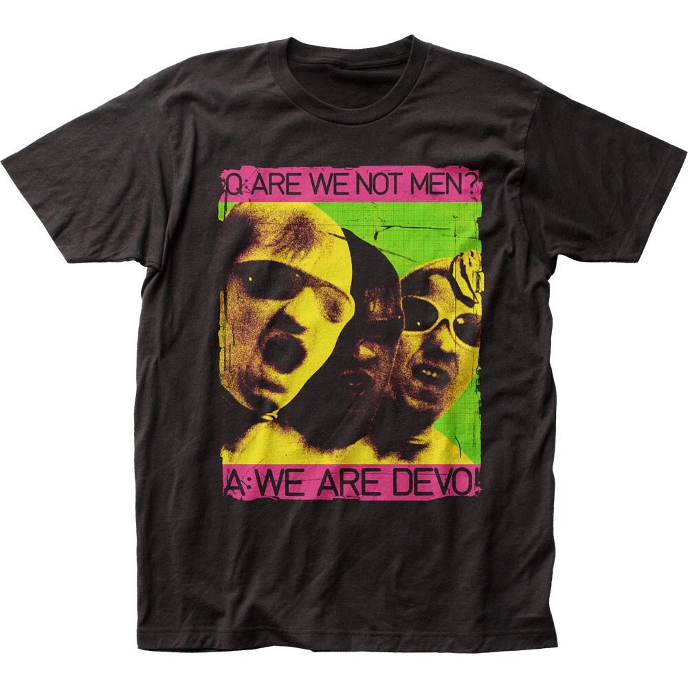 

Devo We Are DEVO T Mens T Shirt Rock and Roll Music Classic Band Tee New Black L