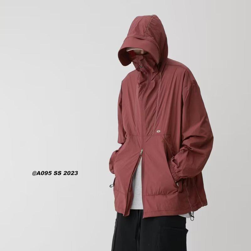 Men's Lightweight Summer Sports Jacket: Trendy, Casual, All-Match Outdoor Sun Protection.