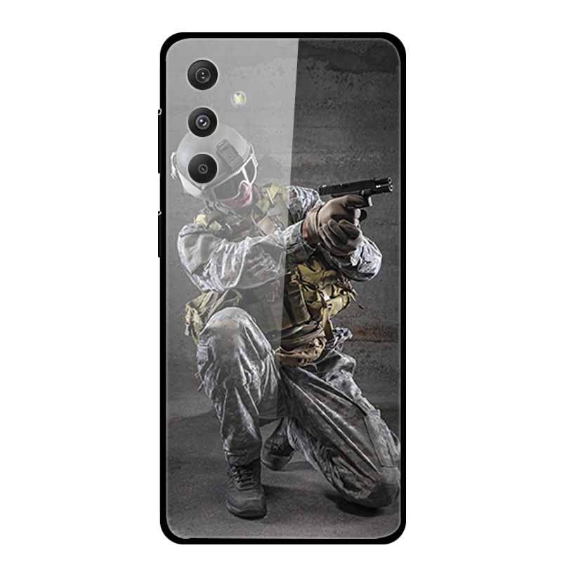 Tempered Glass Case For Samsung Galaxy S24 Plus Case Hard Glass Back Cover Soft Bumper For Samsung S24 Plus Phone Case S24Plus