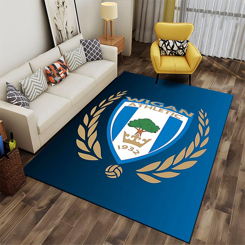 Wigan Athletic Team Logo Carpet suitable as a non-slip mat for the living room or bedroom sofa
