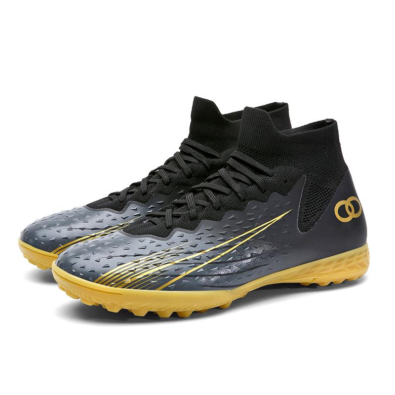 New Men's High Top Soccer Shoes High Quality Professional Training Football Boots Outdoor Grass Durable Soccer Shoes Sneakers