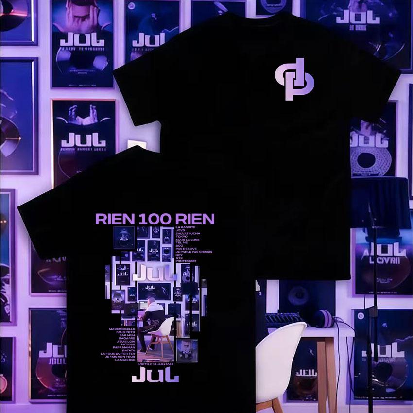 Rapper Jul New Album Graphic Print Loose Tshirt Man Woman Fashion Gothic Casual T Shirt Shortsleeved Cotton Oversized Cozy Tops