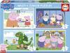 Puzzle Multi 4 Junior - EDUCA - Peppa Pig - 20+40+60+80 Pieces