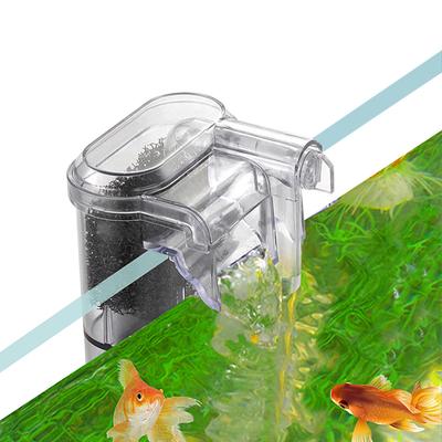Fish Tank Suspended Filter Aquarium Hang On Filter Adjustable Water Flow Hang Up Filter Water Pump Quiet Aquarium Accessories