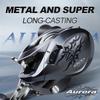 Water Dropper Reel Explosion Protection Line Metal Rotor Double Spool Long Casting 7.3:1 High Ratio 8kg Drag Powe Baitcasting Fishing Reel Lure Reel