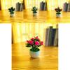 Fake Narcissus Flower Pot With Injection Molding For Interior Decoration