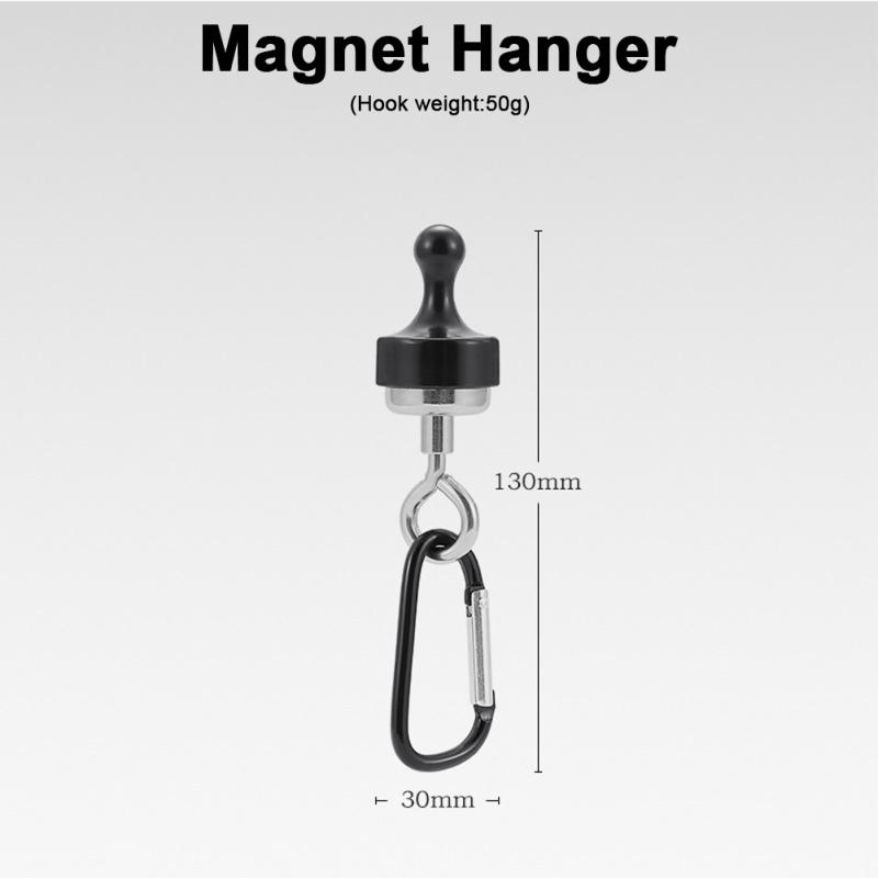 Crochet magnétique puissant, mousqueton polyvalent pour camping en plein air, pour cuisine, réfrigérateur, gril, barbecue
